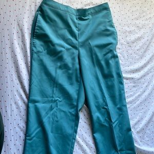 (NWT) alfred dunner teal classic fit pant